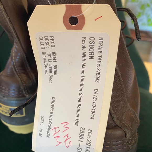 LL Bean Maine Hunting Boot